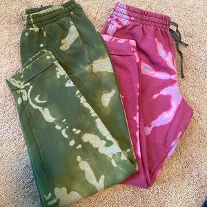 Tapered bleached sweatpants ✨BUNDLE✨